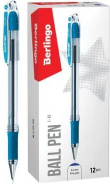 Berlingo Długopis Kulkowy I-10 Niebieski 0,4mm 12 Sztuk