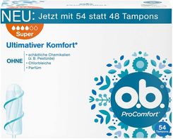 O.B. ProComfort Super Tampony higieniczne 54 szt - Tampony