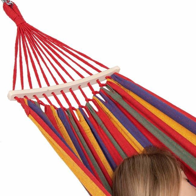 Springos Jednoosobowy 150kg 280x100cm Wielobarwny - zdjęcie 6 Springos Jednoosobowy 150kg 280x100cm Wielobarwny