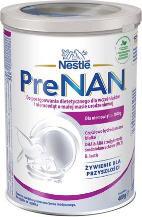 NESTLE PreNAN Żywność Specjalnego Przenaczenia Medycznego Dla Wcześniaków I Niemowląt O Małej Masie Urodzeniowej 400g