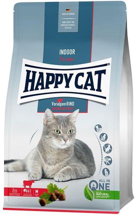 Happy Cat Indoor Adult Wołowina Alpejska 2X4Kg