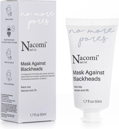 Nacomi Next Lvl Maska Przeciw Zaskórnikom z Węglem Aktywnym 50ml