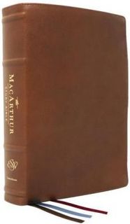 ESV, MacArthur Study Bible, 2nd Edition, Premium Goatskin Leather, Brown, Premier Collection