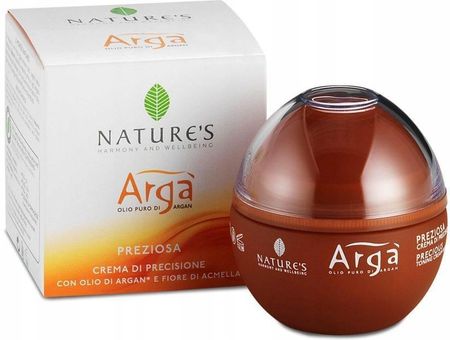 Krem Nature'S Arga Precious Przeciwzmarszczkowy Tonizujący Z Olejkiem Arganowym I Kwiatem Acmella na dzień i noc 50ml