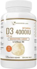 Progress Labs Witamina D3 4000 Iu 120kaps. Miękkich