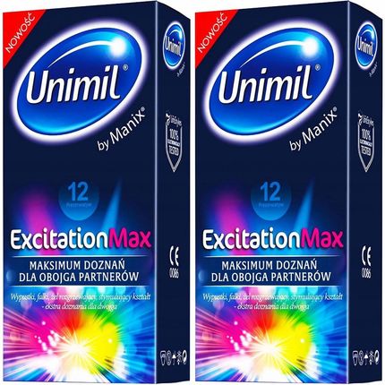 Prezerwatywy Excitation Max Unimil 24 Szt