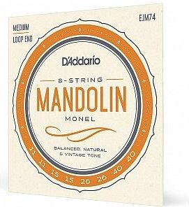 D'Addario Ejm74 Monel Struny Do Mandoliny, Medium, 11 40