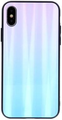 Telforceone Nakładka Aurora Glass do Samsung A12 / M12 niebiesko-różowa