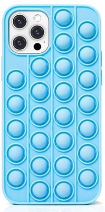 Nemo Etui IPHONE 11 PRO Bąbelkowe Elastyczne Push Bubble Case niebieskie