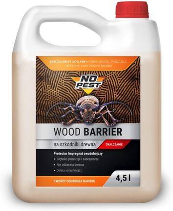 No Pest Wood Barrier Środek Na Korniki Owady W Drewnie 4,5l