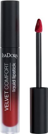 IsaDora Velvet Comfort szminka półmatowa odcień 64 Cranberry Love 4 ml