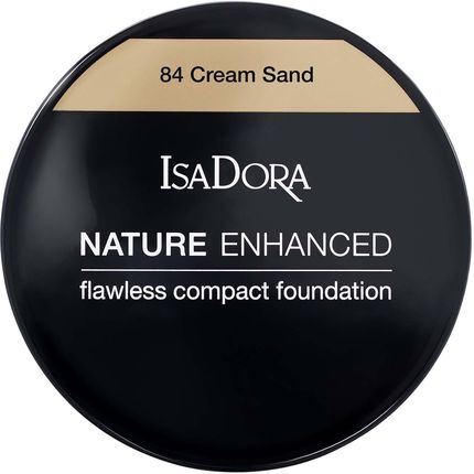 Isadora Nature Enhanced Flawless Compact Foundation Kremowy Podkład W Kompakcie Odcień 84 Cream Sand 10 g