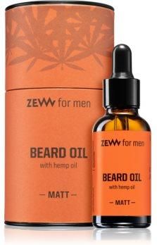 Zew Beard Oil with hemp oil olejek do brody z olejkiem konopnym Matt 30 ml