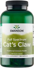 Zdjęcie Swanson Cat's Claw Koci Pazur 500mg 250 kaps. - Korsze