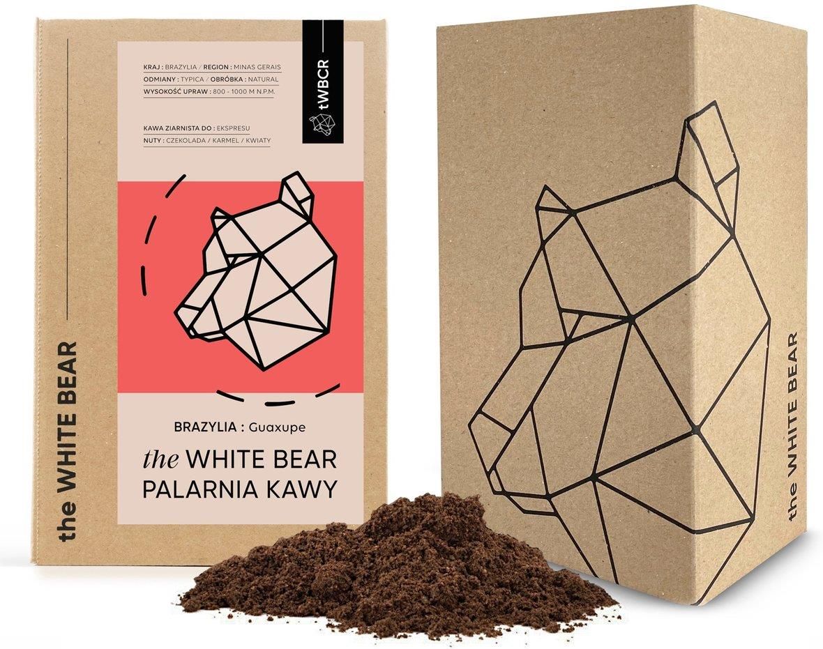 Kawa White Bear Coffee Wbc Czerwona Kawa Mielona Brazylia Guaxupe