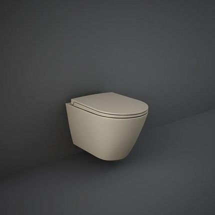 Rak Ceramics Feeling 52x36cm Rimless Cappuccino Mat (FEEL3SET)
