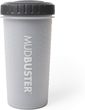 Dexas Lidded MudBuster przenośny środek do czyszczenia łap psa, jasnoszary, duży z pokrywką