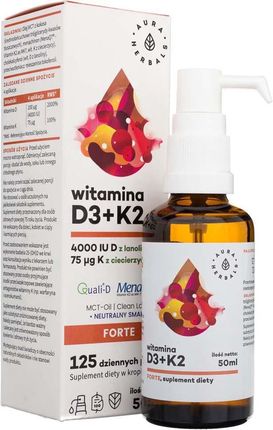 Aura Herbals Witamina D3 + K2 50ml