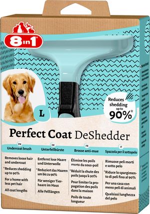 8In1 T149460 Perfect Coat Deshedder Dog L Narzędzie Do Wyczesywania Podszerstka Dla Psa