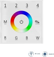 Zdjęcie Skydance Panel LED naścienny RGB+W 4 strefowy 230VAC T14(W) - Bytom