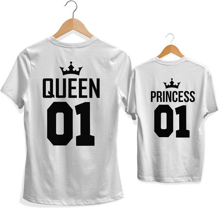 Queen 01 Princess 01 - Zestaw Koszulek Dla Mamy I Córki