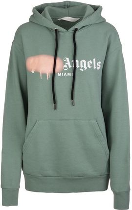 パーカー・フーディ Palm Angels Relaxed Fit Off-White Sweatshirt Palm Angels Bear In Mind Hoodie Offwhite - Beachim