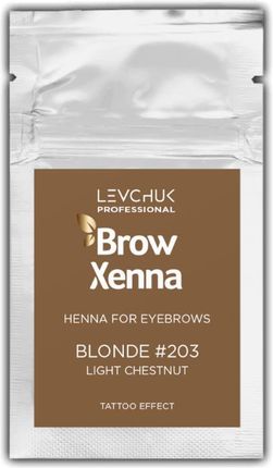 BrowXenna Levchuk Henna Light Chestnut #203 Saszetka 6g