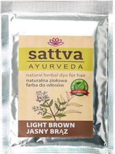 Zdjęcie Sattva Ayurveda Henna Do Włosów Jasny Brąz 10g - Police