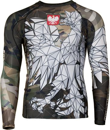 Extreme Hobby Sportowy Longsleeve Rashguard Do Mma Z Długim Rękawem Polska Camo