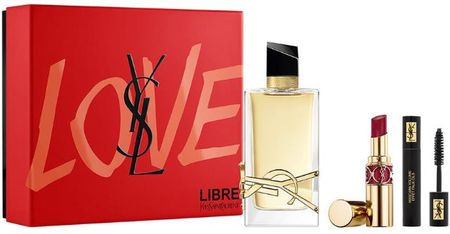 Yves Saint Laurent Libre 90Ml Woda Perfumowana 
 + Tusz Do Rzęs 2Ml + Szminka 3,2G