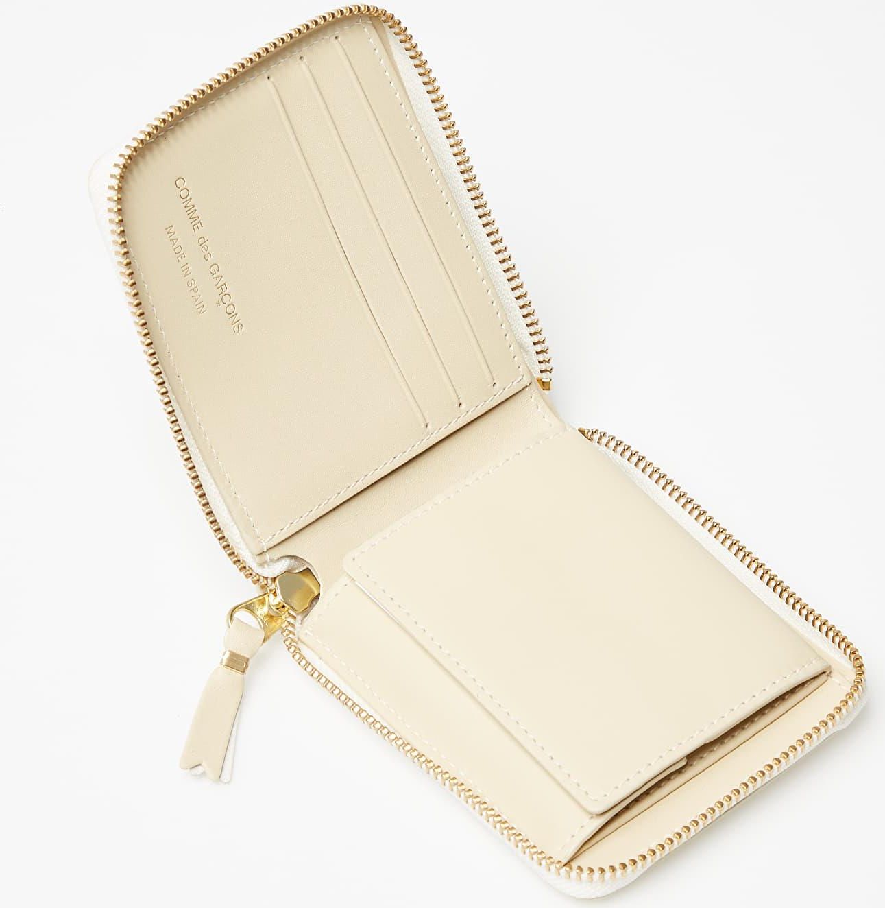 Comme Des Garçons Wallets Comme Des Garçons Wallet Classic Leather Wallet  White Ceny i opinie