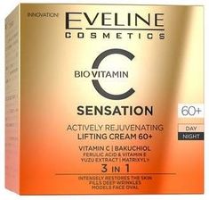 Krem do twarzy Krem Eveline Cosmetics C-Sensation Aktywnie odmładzający liftingujący 60+ na dzień 50ml - zdjęcie 1