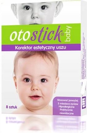 Otostick Baby Korektor Estetyczny Do Uszu Dla Dzieci 3M+ Życia 8Szt.