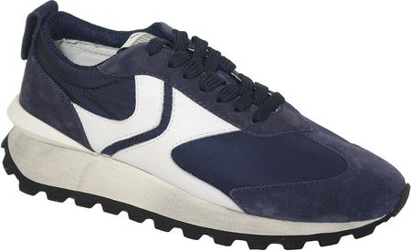 Voile Blanche QWARK MAN sneakers suede pad nylon blue