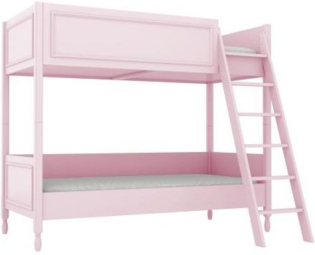 Bami Eleganckie łóżko piętrowe różowe