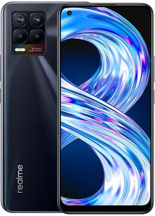 realme 8 6/128GB Czarny Błyszczący