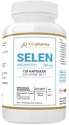 Altopharma Selen Organiczny 200 µg 120 kaps