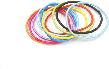 Iza Gumki Do Włosów Cienkie Kolorowe Kpl 10Szt Thin And Colored Hair Bands Set Of 10 Pcs