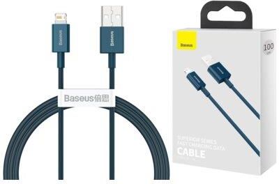 Baseus Kabel USB Lightning Superior Series 1m Niebieski (CALYSA03)