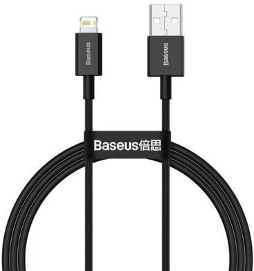 Baseus Kabel USB Lightning Superior Series 1m Czarny (CALYSA01)