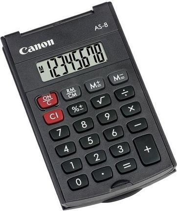 Canon Kalkulator As-8 Szara Kieszonkowy 8 Miejsc - zdjęcie 2