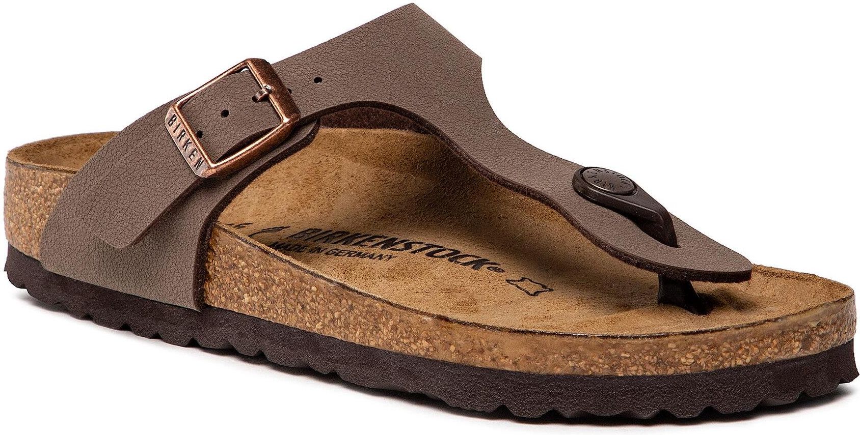 Birkenstock Japonki Gizeh Bs 0043753 Brązowy - Ceny i opinie