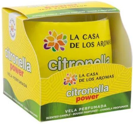 La Casa De Los Aromas Świeca W Szkle Citronella 100g