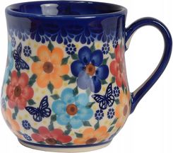 Ceramika Beata Woźniak Kubek 350ml Unikat Styl Bolesławiec Meadow