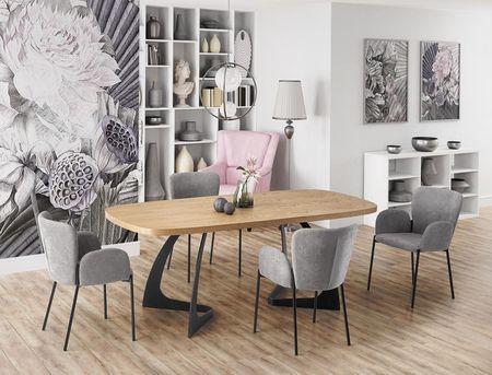 Halmar Veldon Rozkładany Blat Dąb Naturalny 90x160-200x70 - zdjęcie 2