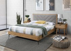 Zdjęcie Halmar Margarita 160 Popielaty Naturalny 208x165x30 - Nidzica