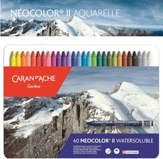 Caran D'Ache Pastele Woskowe Akwarelowe Neocolor Ii D'Ache 40Kol