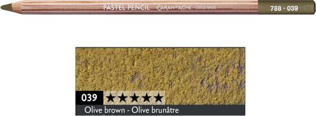 Caran D'Ache Kredka Pastelowa Pastel Pencils D'Ache Kolor 039 Olive Brown