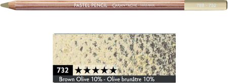Caran D'Ache Kredka Pastelowa Pastel Pencils D'Ache Kolor 732 Brown Olive 10%