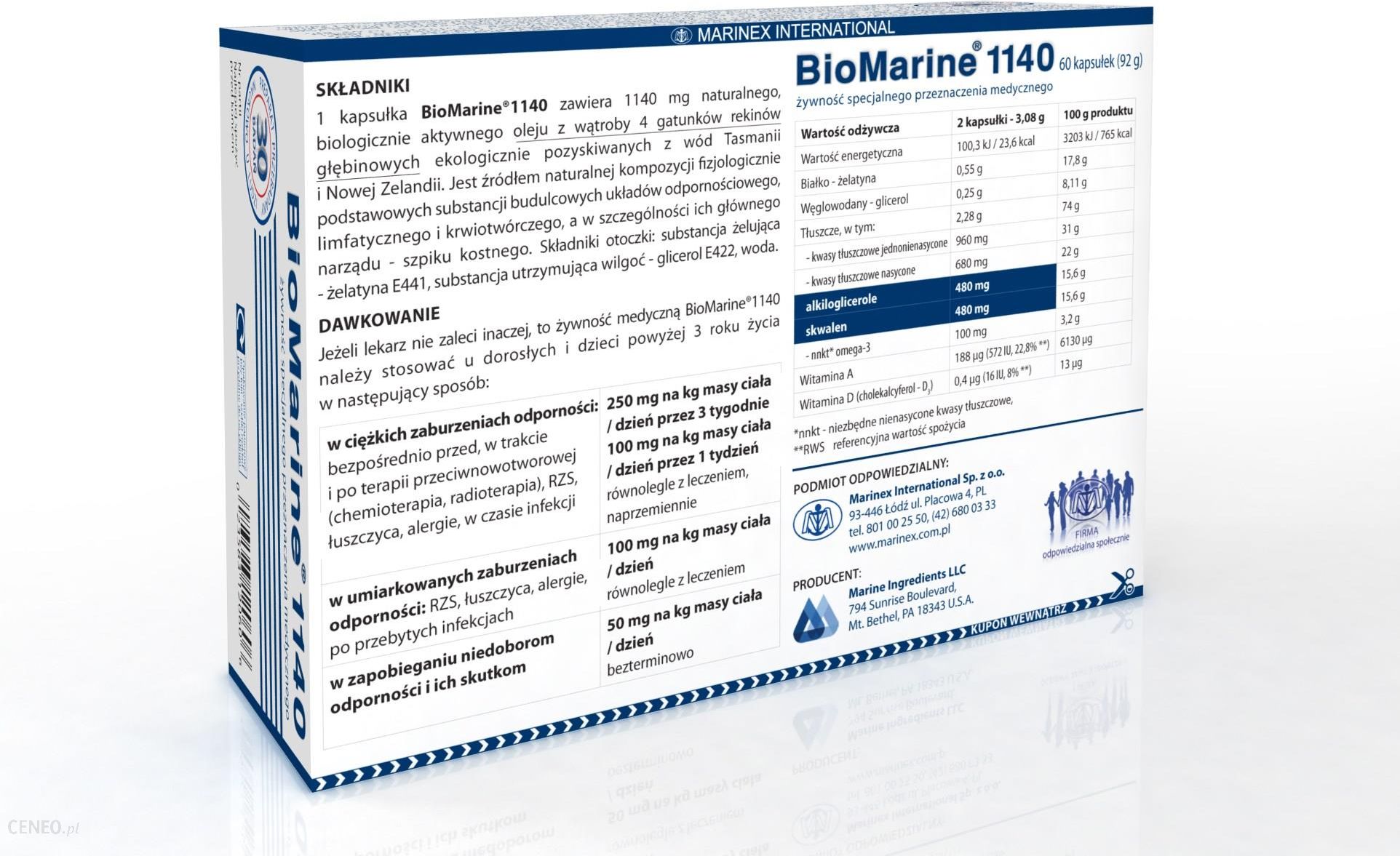 Biomarine 1140, 60 kaps